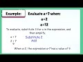 MATH 7 QUARTER 4 WEEK 2  Evaluating Algebraic Expression (Matatag Curriculum)