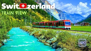 Switzerland's train ride is this gorgeous🇨🇭 | 4K Switzerland travel film