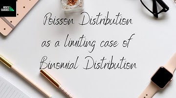 COSM - POISSON DISTRIBUTION AS A LIMITING CASE OF BINOMIAL DISTRIBUTION