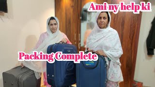 Packing Complete || Ami nay Ki Help || Alishba Amir daily vlog