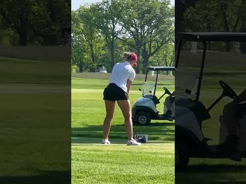 This swing sounds like ASMR #funny #shorts #reels #golf #girl #asmr
