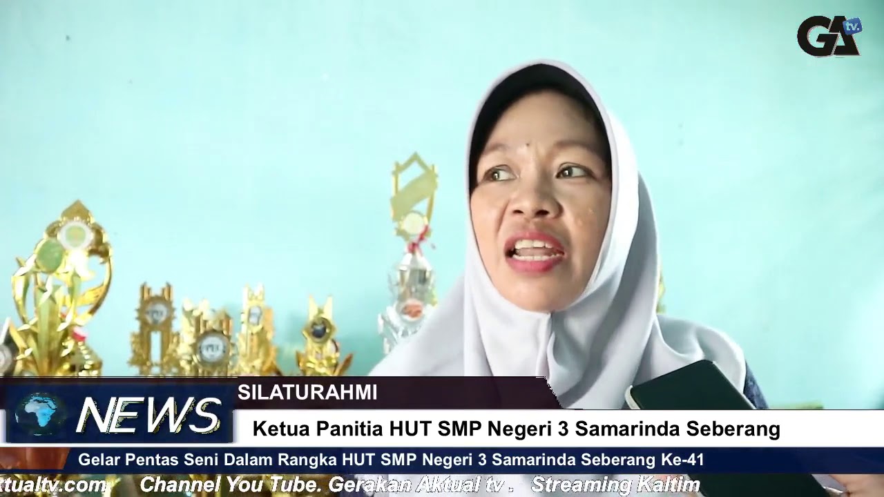 HUT SMPN 3 SAMARINDA SEBERANG GELAR PENTAS SENI DAN PERTANDINGAN BULUTANGKIS
