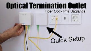 FO Outlet - Optical Fiber Termination Outlet - Fiber Optic Termination Sockets