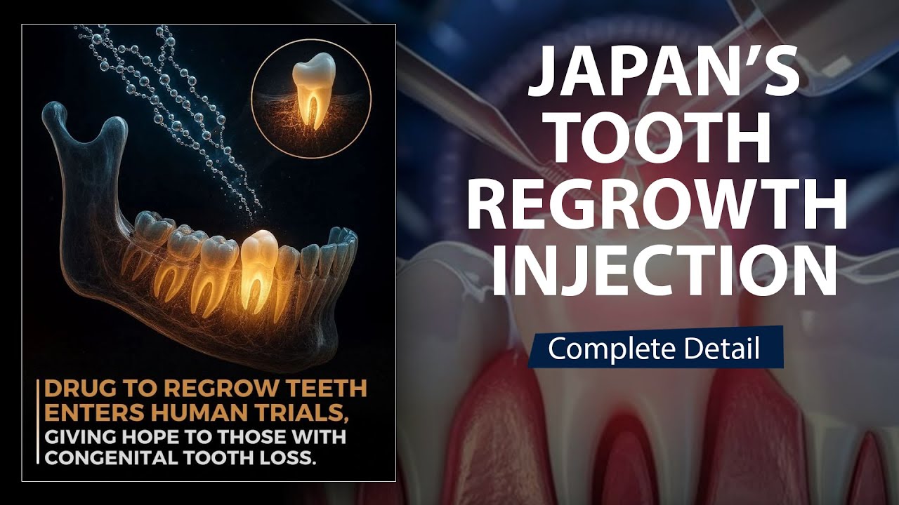 TOOTH REGROWTH INJECTION ! DENTAL REVOLUTION