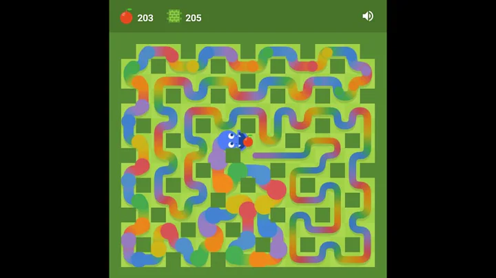 Google Snake fast wall all apples TAS