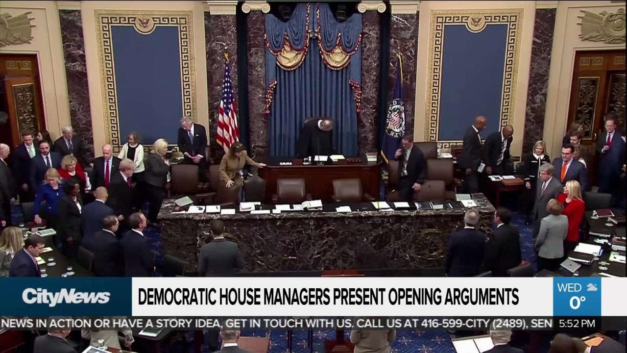 Democratic House managers present impeachment arguments