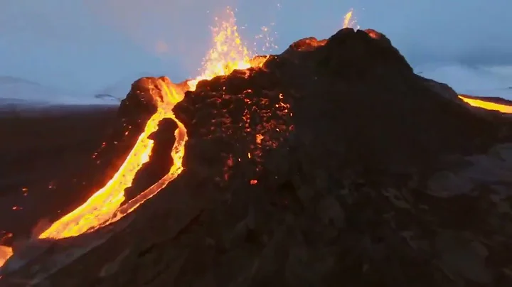 A Day In the Life of An Icelandic Volcano   CINEMATIC FPV