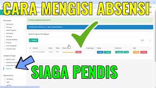 Tutorial on How to Fill in Attendance and Submit Attendance at Siaga Pendis, the latest COMPLETE ... screenshot 2