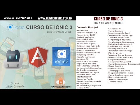 Curso de Ionic3 - Aula 12 - Funções e parâmetros