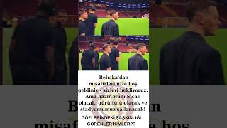 Belçi̇kadan Gelen Mi̇safi̇rleri̇mi̇z Olacaklardan Habersi̇z Stadi İzli̇yor