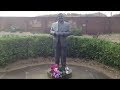 Les Dawson grave, former home & statue, Lytham St Annes