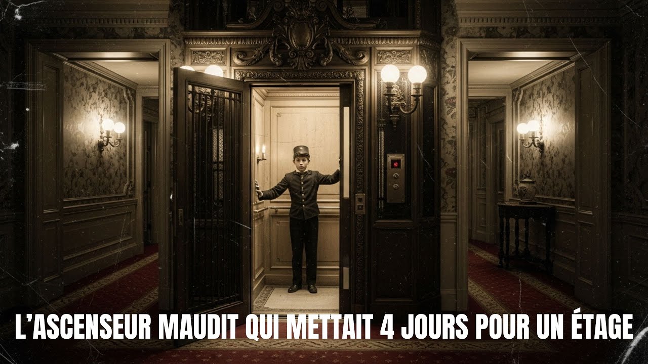 (1902, Paris) L'Ascenseur de l'Hôtel Ritz qui a Mis 4 Jours pour Descendre un Étage