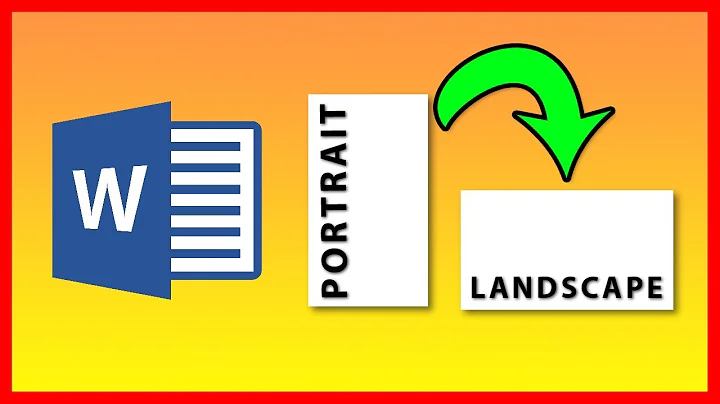 How to type in Landscape mode in Word 2016 / 2019 - Tutorial