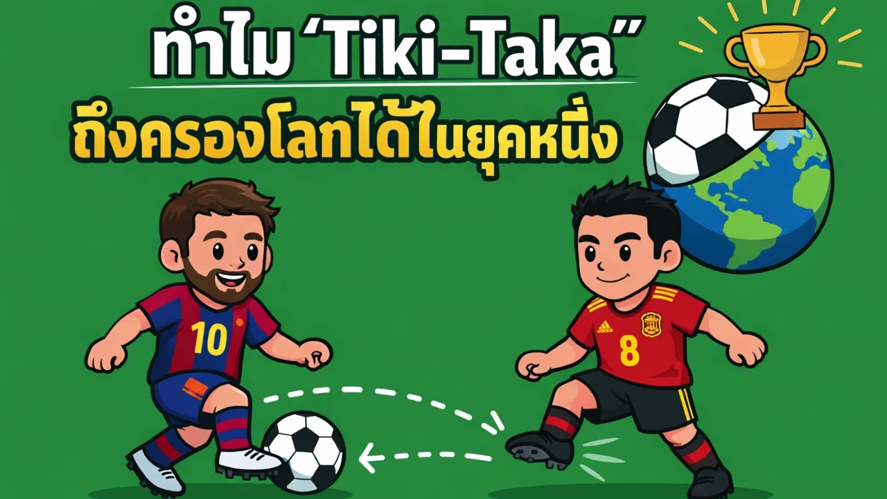 Tiki-Taka: แค่ต่อบอลสวย ๆ หรืออาวุธที่เคยครองโลกฟุตบอล?