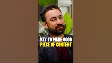 The Secret To Creating Good Content