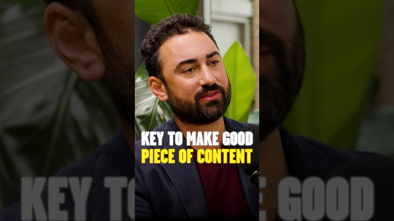 The Secret To Creating Good Content