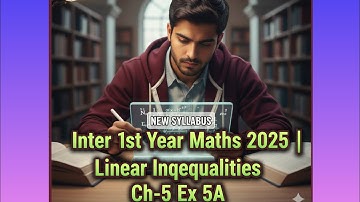 Inter first year maths new syllabus linear inequalities chapter 5 exercise 5a 