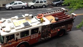 Multiple FDNY Units Arriving On Scene