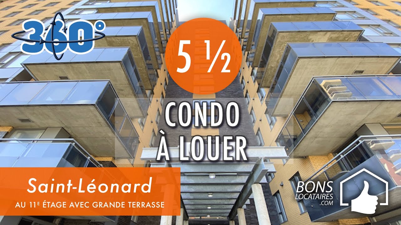 Condo à louer / Visite virtuelle 360° / SaintLéonard 5 ½ YouTube Condo à louer / Visite virtuelle 360° / SaintLéonard 5 ½ YouTube