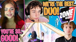 Peterbot Teams Up AGAIN with Fraanticc in Pro Zone Wars VS Reet and Nina!