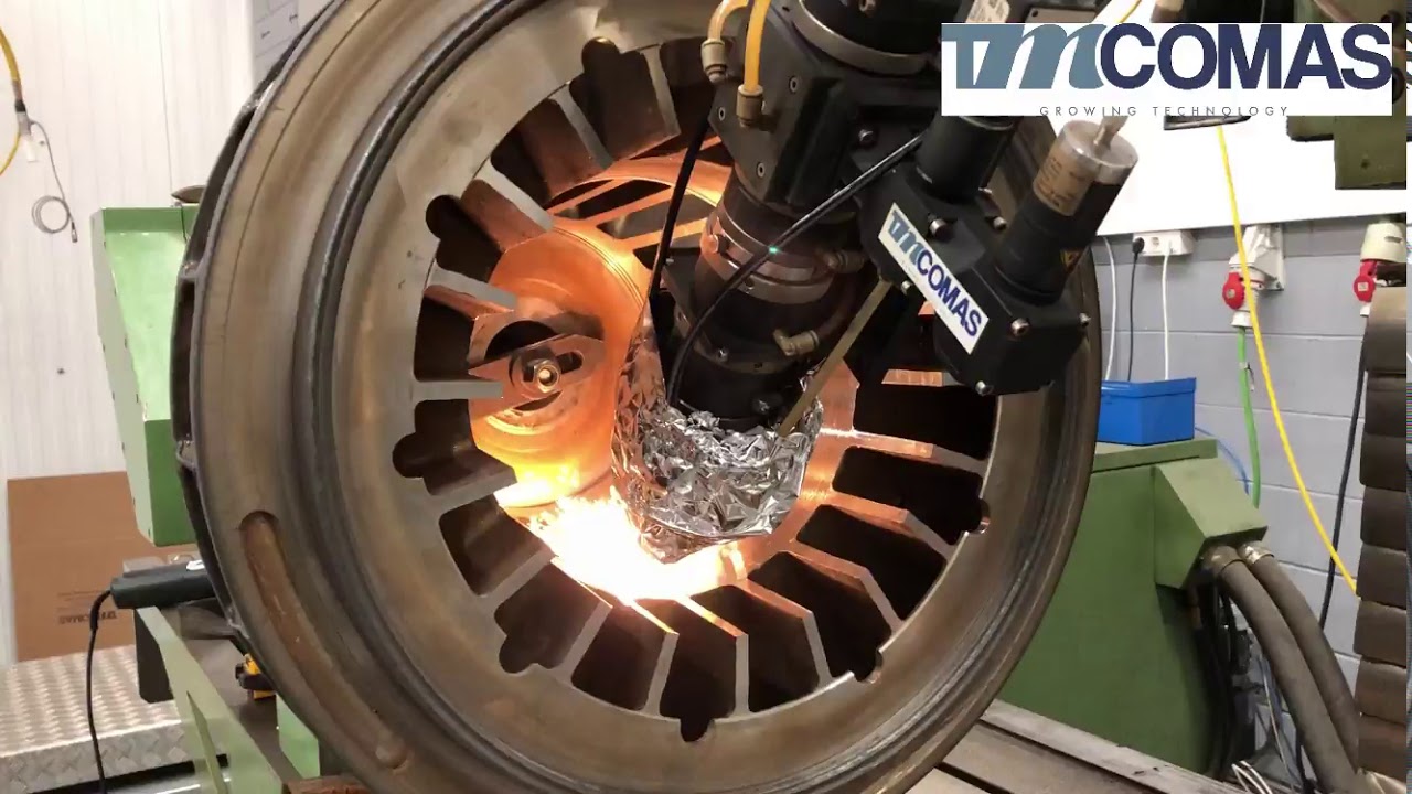 Cladding Compressor LASER CLADDING: Reparación de compresor de anillo líquido mediante ...