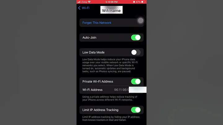 How to find Default MAC address on iPhone