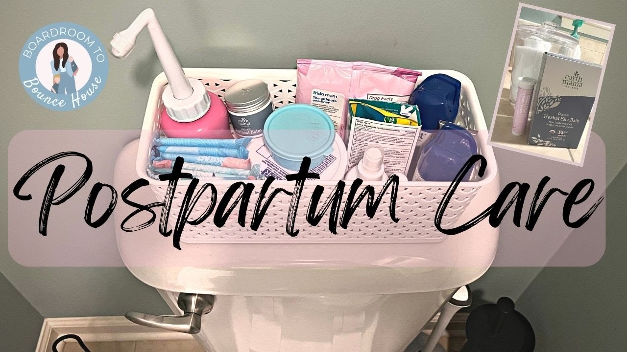 POSTPARTUM SUPPLIES BASKET! GET READY FOR HEALING WITH MY FAVORITES!