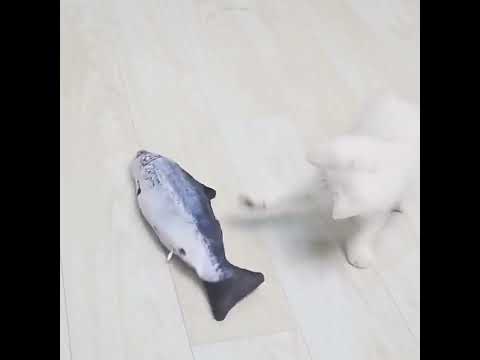Unleash Playful Bliss with Interactive Electric Floppy Fish Cat Toys