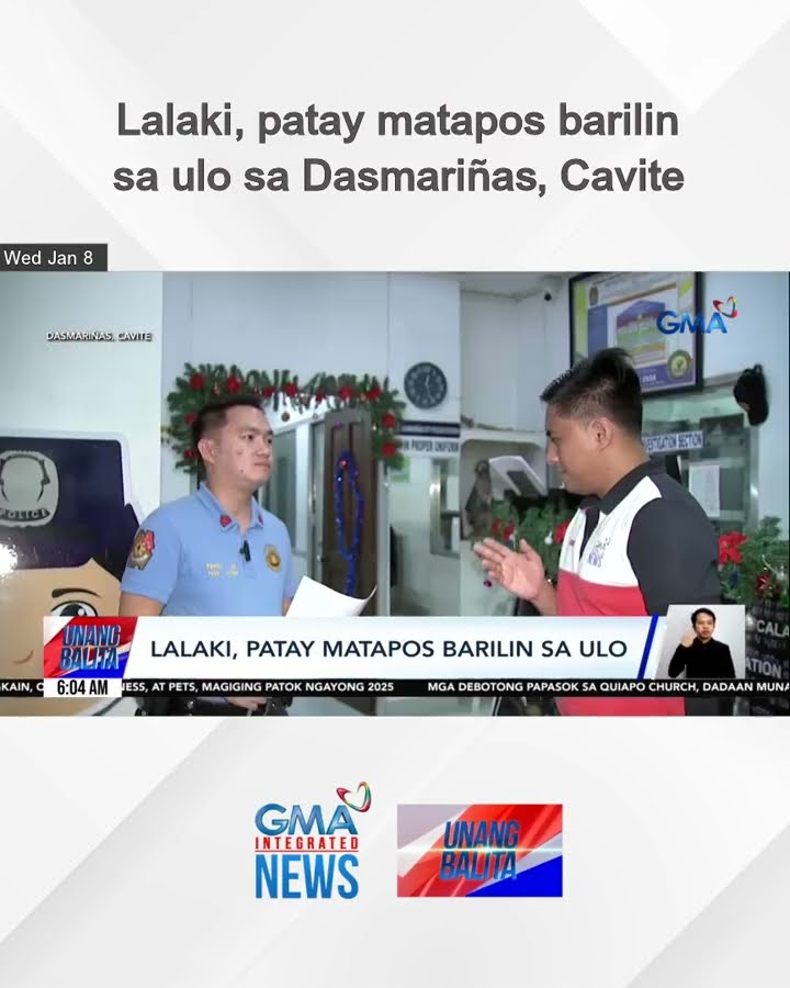 Lalaki, patay matapos barilin sa ulo sa Dasmariñas, Cavite | Unang Balita