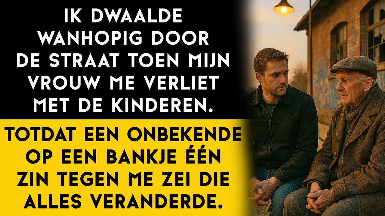 Die avond stond mijn vrouw in de woonkamer, armen over elkaar, en zei dat ze wegging. Ze nam de kinderen mee. Ik stond daar, net ontslagen, mijn veiligheidshelm nog in de auto, en zij keek me aan...