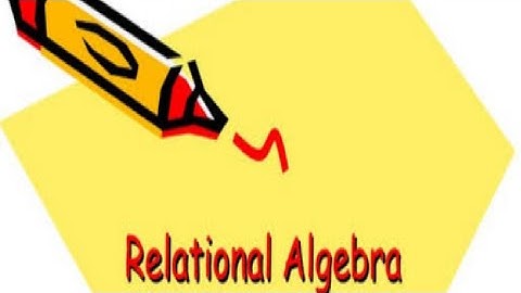 RELATIONAL ALGEBRA IN DBMS [TAMIL]