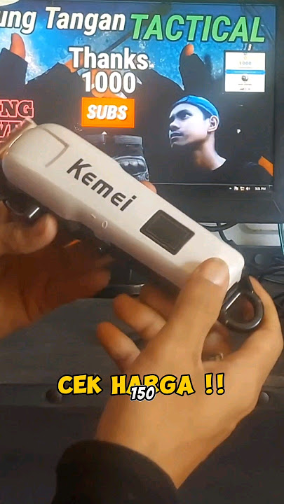 Harga Mesin Cukur Rambut Kemei ‼️ #shorts #rhonyramones