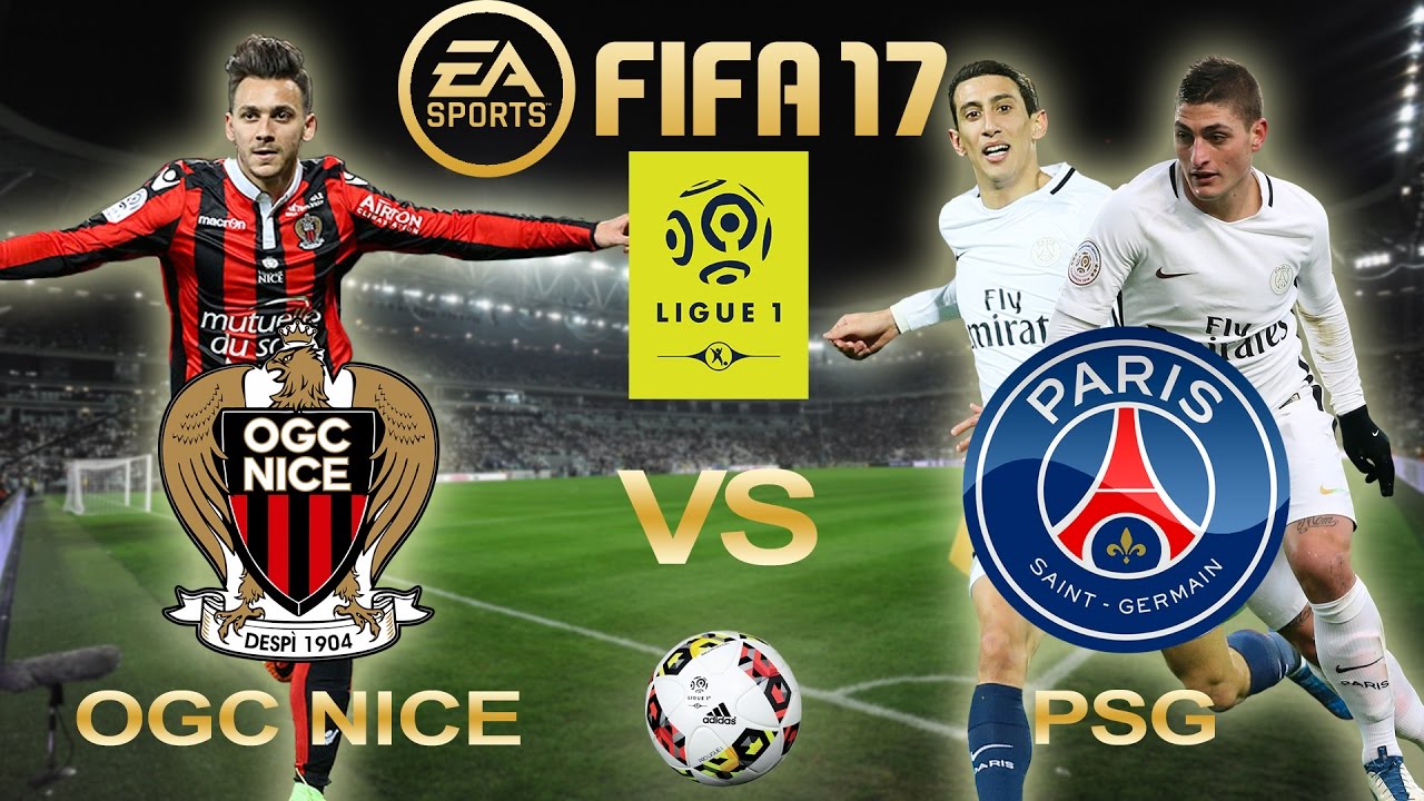 FIFA 17  OGC Nice Vs PSG  Ligue 1 2016/17  Week 35  PS4/Xbox Full