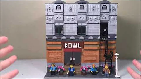 Custom Lego Bowling Alley Modular review