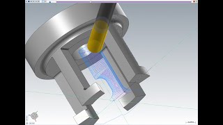 Mastercam - Multiaxis Pocketing on an open shape