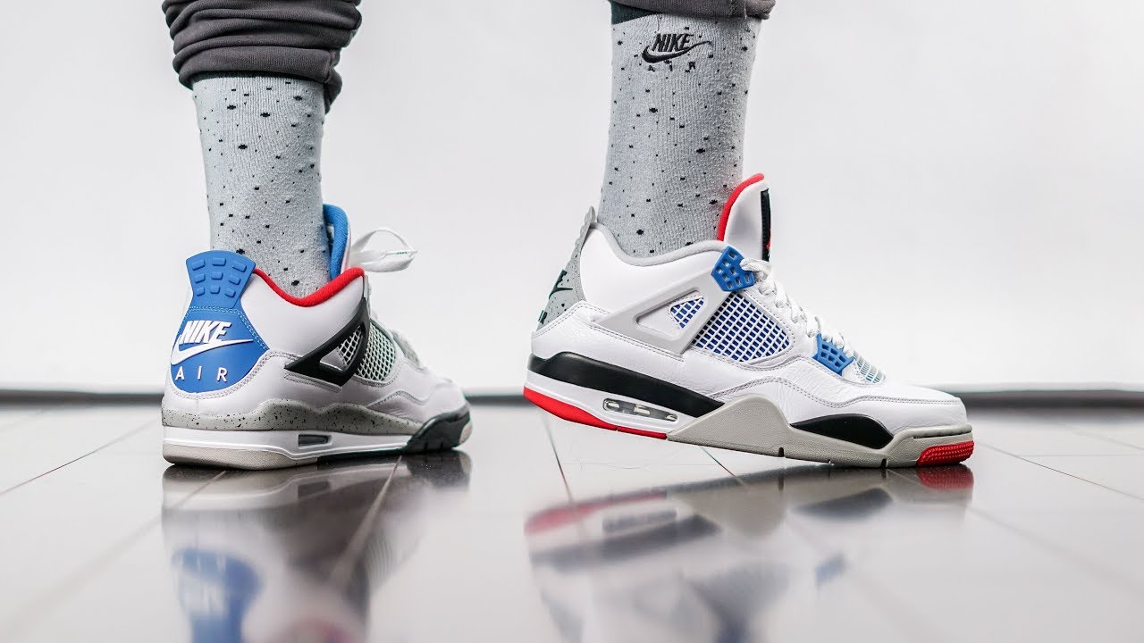 what the jordan 4 on feet