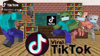 Monster School :  VIRAL TIKTOK CHALLENGE  - Minecraft Animation