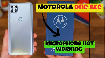 Microphone not working || Microphone issues solved || Microphone problem Motorola One Ace