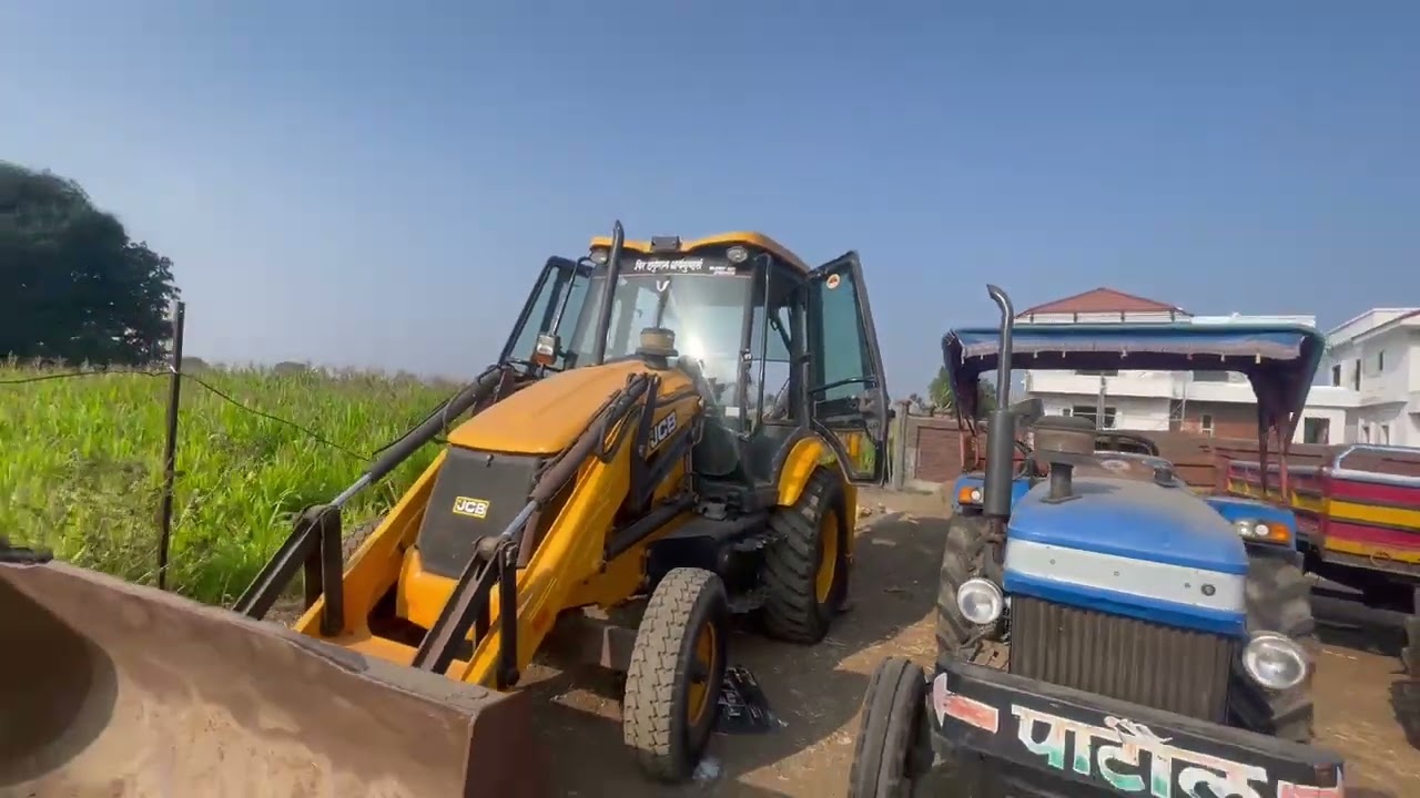 Jcb Sonalika JCB💥 loading 3DX mitti loading 🚜Khatarnak video welcome tu Mera YouTube channel
