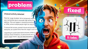 11labs Problem Solved (Unlimited AI VOICE) | Elevenlabs Unusual Activity Detected