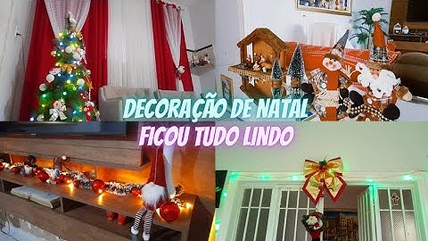 DECORAÇÃO DE NATAL 2022 🎄🎅 | MOSTREI TODA A DECORAÇÃO ❤️