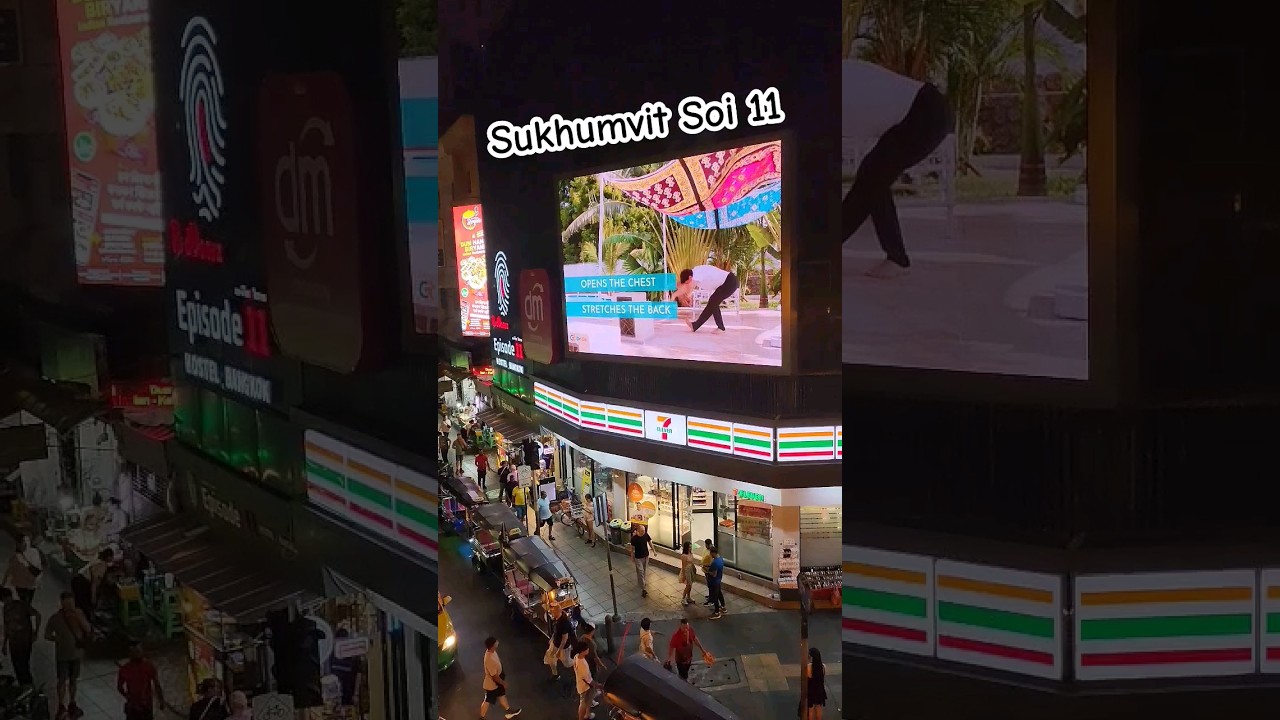 Sukhumvit Soi 11 BANGKOK City at Midnight Nightlife Thailand Walking Street