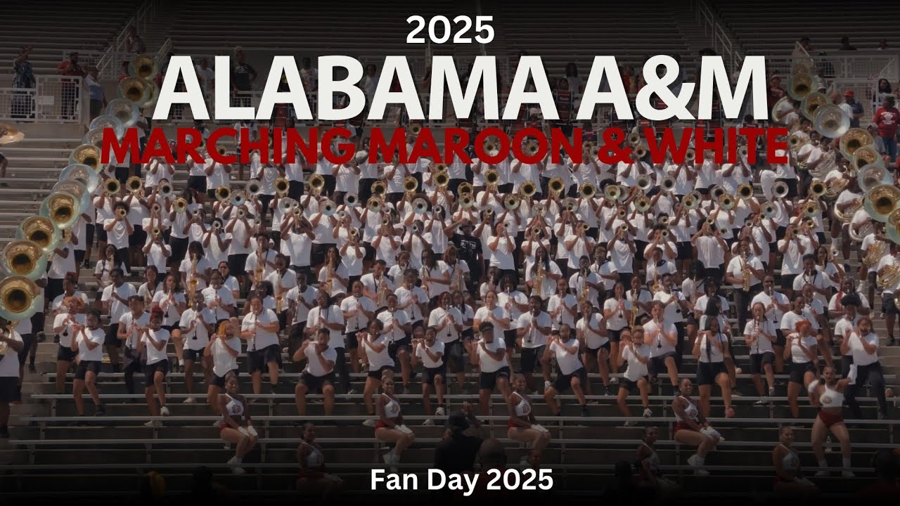 Alabama A&M University MMW | 2025 Fan Day | 4K 2160p 🔥🎥🎬‼️
