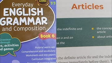 Class 6th, Unit-5 (Articles) Everyday English grammar and Composition #solution #new #nep #english