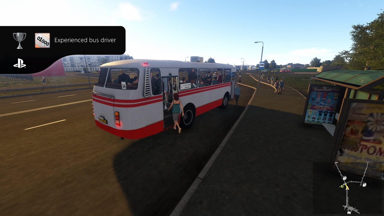 Bus Driver Simulator: Countryside - Experienced bus driver Trophy - YouTube