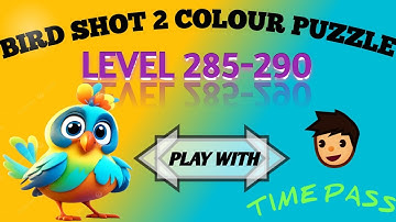 Bird sort 2 colour puzzle !🐦level285-290#birdpuzzle#birdsort#birdshort #birdsortcolorpuzzle