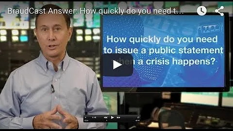 BraudCast Answer: How quickly do you need to issue...