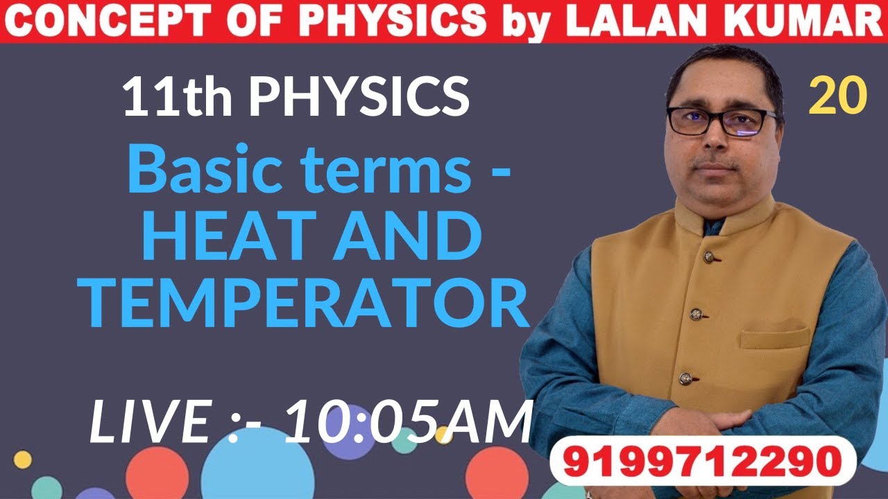 11th PHYSICS BASIC TERMS 20 SPECIFIC LATENT HEAT FOR STATE