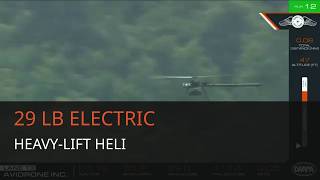 Avidrone's 29-Pound Electric Helicopter | DARPA Heavy Lift Challenge