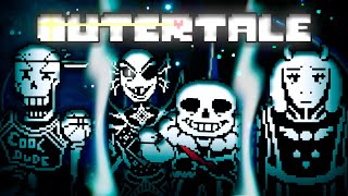 (70k Special) PS!Outertale: Area 1-3 All Endings {Pacifist, Genocide, LV 0 Route}